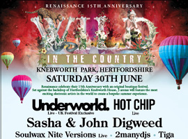 Underworld to headline Wild In The Country